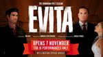Win 1 of 10 Double Passes to See Evita from The Coast [Wellington]