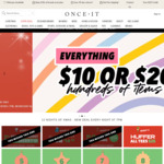 $0.99 Shipping (Excludes Bulky & Rural, Excludes Marketplace Items) @ Onceit