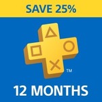 25% off PlayStation Plus 1 Year Subscription $67.45 @ PlayStation Store