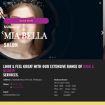 Click Frenzy: MiaBella Salon 30% off Sale On All Services (Wellington)