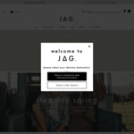 $20 off $30 Spend + Free Shipping on Orders Over $50 ($9 Delivery Orders Under $50) @ JAG Apparel (Requires Account)