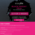 Laundry Collected, Cleaned and Delivered - 3 Weeks for $5 - Auckland Only @ Easy Life