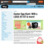 Mighty Ape Easter Egg Hunt: Win a LEGO Star Wars AT-AT, a Ninja Intellisense Kitchen System, Kogan Prepay Mobile Plans & More