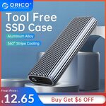 ORICO AM2C3-G2 M.2 NVMe to USB-C 10Gbps SSD Enclosure US$16.38 (~NZ$27 Approx. Delivered) @ Orico Official Store, AliExpress