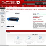 Linksys SE4008 8-Port Gigabit Ethernet Switch $49 (Was $99) | Plantronics Gamecom 788 7.1  Headset $59 (Was $129) @ PlayTech