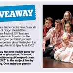 Win a Double Pass for 3 Nts to Shakespeare Festival 2017 from The Dominion Post (Wellington)