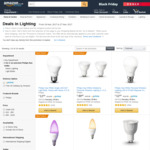 Amazon UK Philips Hue LED Bulbs Buy 2 Get 1 Free