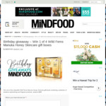 Win 1 of 4 Wild Ferns Manuka Honey Skincare Gift Boxes from Mindfood