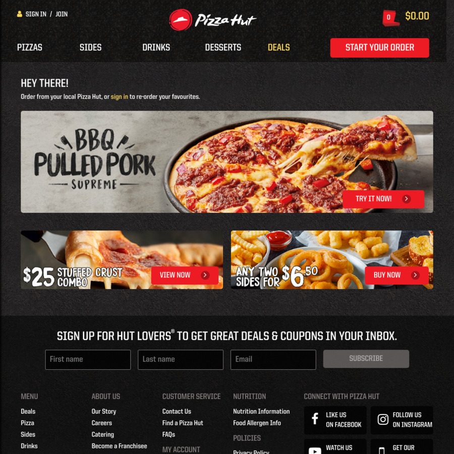 FREE Large Fries When You Spend 8 Online at Pizza Hut ChoiceCheapies