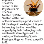 Win a Double Pass to The Royal Hunt Of The Sun from The Dominion Post (Wellington)