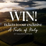 Win 2 Tickets to “A Taste of Italy” at Takapoto Estate from LUX-E Events