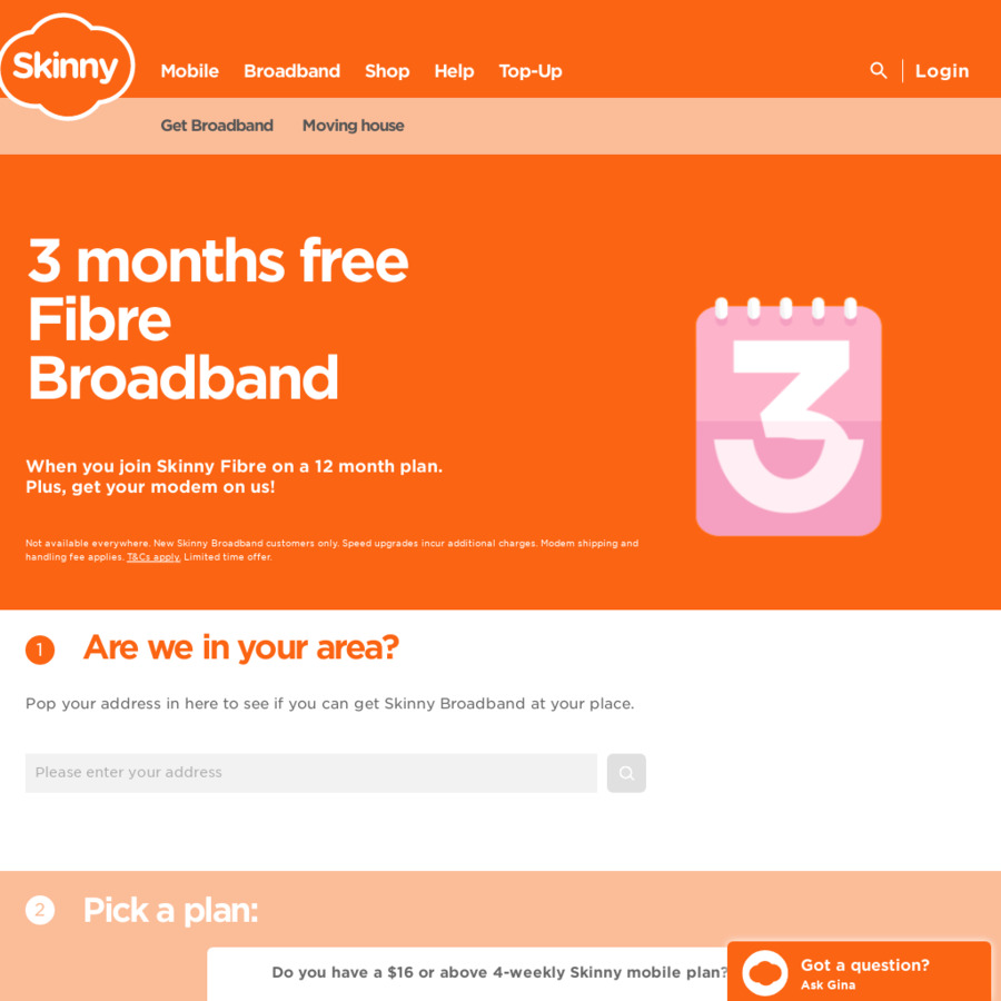 3 Months Free Fiber Broadband + Modem for New Customers on 12 Month