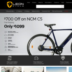 $700 off on NCM C5: $1,099 & NCM C7: $1,499. 15% off on ET.cycle T720 and F720 + Free Shipping @ Leon Cycle