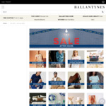 Up to 50% off All Departments (Exclusions Apply) + Free Shipping with $150 Spend @ Ballantynes