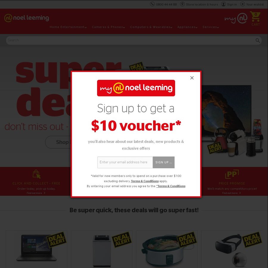 FREE Shipping Noel Leeming (10 Min Spend) ChoiceCheapies