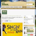 Win a Double Pass to "Singin' in The Rain" [Wellington & Auckland]