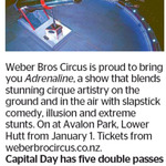 Win 1 of 5 Double Passes to Adrenaline from The Dominion Post (Wellington)