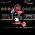 Chef's Best & Traditional Pizza Pickup $7 (Normally $11/ $12) @ Domino's