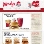 Get a Valuenator: Burger + Fries + Frosty + Drink for $6 (Normally $15.50) @ Wendy's