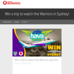 Win a trip for two to Sydney to watch the Vodafone Warriors take on the Paramatta Eels @ Vodafone Rewards (Customers Only)