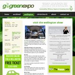 Free Entry to The Go Green Expo Wellington (Normally $5 Each)
