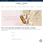 Win a Winter Warmer Prize Bundle for Mums and Bubs (worth $379.97) @ Linden Leaves