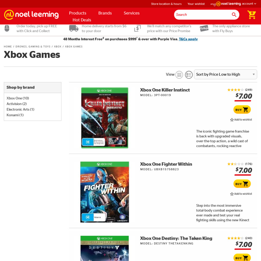 Xbox One Games 7 Noel Leeming ChoiceCheapies