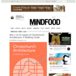 Win 1 of 13 copies of Christchurch Architecture: A Walking Guide from Mindfood