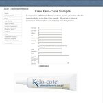 Free Sample of Kelo-Cote Scar Removal Cream