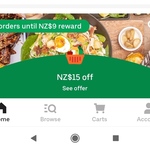 $15 off Selected Grocery Stores at Uber Eats