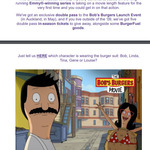 Win a Double Pass to The Bob’s Burgers Launch Event (Auckland) from BurgerFuel