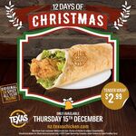 12 Days of Christmas Deals: 18/12 - Mexicana Burger $6.50 @ Texas Chicken