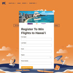Subscribe to Newsletter to be in to Win $2500 Worth of Hawaiian Airlines Travel Credits (House of Travel Papamoa) @ Waterbourne