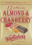 Win 1 of 12 Packets of Whittakers Mini Size Almond and Cranberry Chocolates @ The Times [Auckland]
