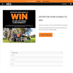 Win an AEG 18V FUSION Lawn Mower Kit (Worth $899) from AEG