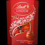 [AKL] Lindt Lindor Milk Chocolates Pouch 50g $0.99 @ New World Birkenhead (in-Store Price Match at The Warehouse)