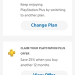 Customer Retention Offer: 25% off PS Plus Deluxe Subscriptions When Cancelling @ PlayStation