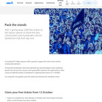 Up to 5 Free Tickets to Auckland FC Vs. Melbourne City (Sat 17 October 5pm, Auckland) @ ANZ