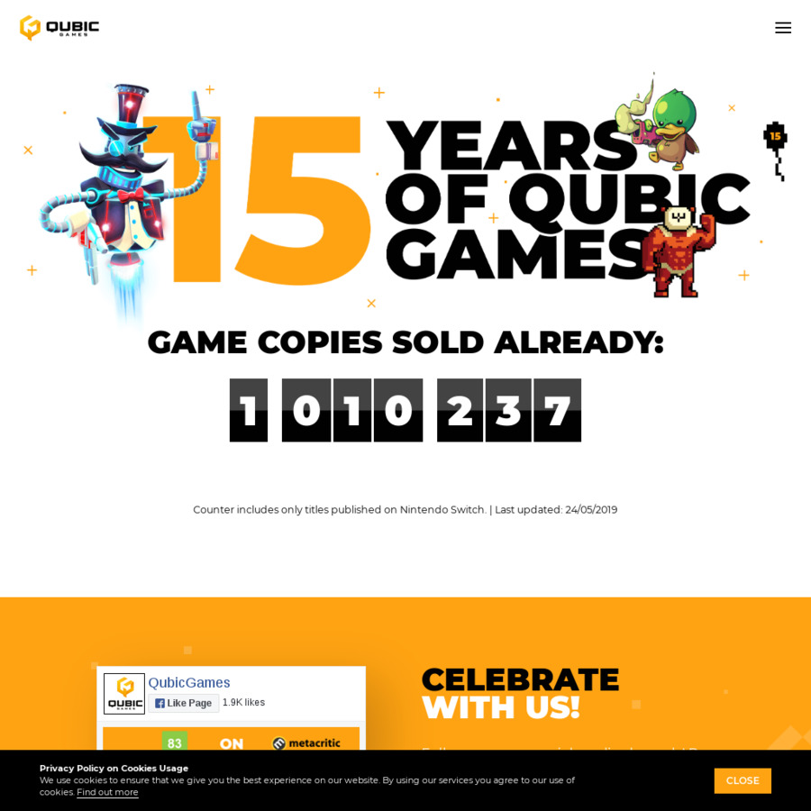 [Switch] Free Games from QubicGames Robonauts & Geki Yaba Runner