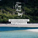 Win a Gold Coast Event Holiday Package of Choice Worth Up to $5,515 from Destination Gold Coast