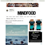 Win 1 of 10 Double Passes to Ammonite from Mindfood