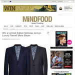 Win a Limited Edition Nicholas Jermyn Luxury Flannel Mens Blazer (Worth $599) from Mindfood