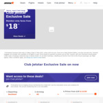 Club Jetstar Sale: Flights from $18 eg AKL to CHC (Membership costs $55) @ Jetstar