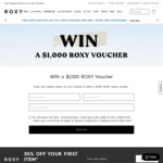 Win a $1,000 ROXY Voucher from Ug Manufacturing Co