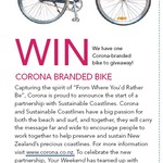 Win a Corona Branded Bike (Worth $800) from Your Weekend