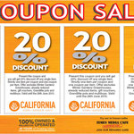 30% & 20% off Any Item with Coupons (Some Exclusions) @ California Garden (Mirarmar/Lower Hutt)