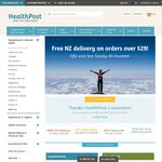 Healthpost - 5% off Site Wide & Free NZ Delivery for Orders over $29