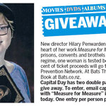 Win 1 of 2 Double Passes to "Measure for Measure" (Play) [Wellington] from Dominion Post