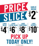 Garlic Bread $2, Large Value Pizza $4, Large Extra Value $6, Large Traditional $8, Large Gourmet $10 @ Domino's (Pickup Only)