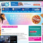 Win Katy Perry’s World Prismatic Tour on DVD + Pizza from The Edge